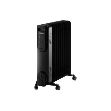 Обігрівач масляний Ardesto OFH-E11X2, Black, 2500W, підлоговий, 11 секцій, рекомендована площа обігріву 25 м², електронне управління, захист від перегріву, датчик перекидання, пульт дистанційного керування, LED-дисплей