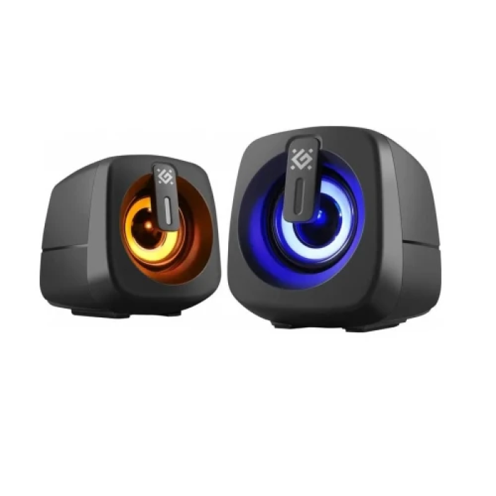 Колонки Defender J1 2.0 з RGB-підсвічуванням і потужністю 6 Вт