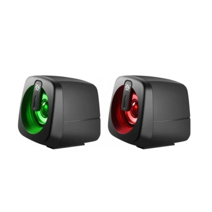 Колонки Defender J1 2.0 з RGB-підсвічуванням і потужністю 6 Вт