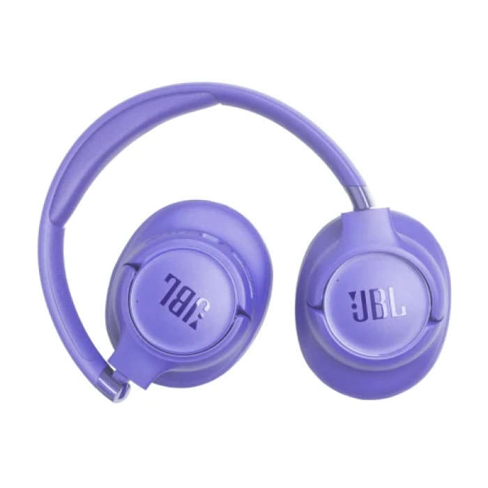 Навушники бездротові JBL Tune 780NC, Purple, Bluetooth, мікрофон, акумулятор 690 mAh, технологія "Pure Bass", кнопки на чашках навушників, швидка зарядка (JBLT780NCLAV)