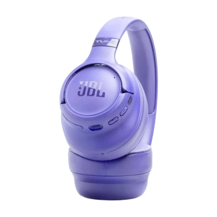 Навушники бездротові JBL Tune 780NC, Purple, Bluetooth, мікрофон, акумулятор 690 mAh, технологія "Pure Bass", кнопки на чашках навушників, швидка зарядка (JBLT780NCLAV)