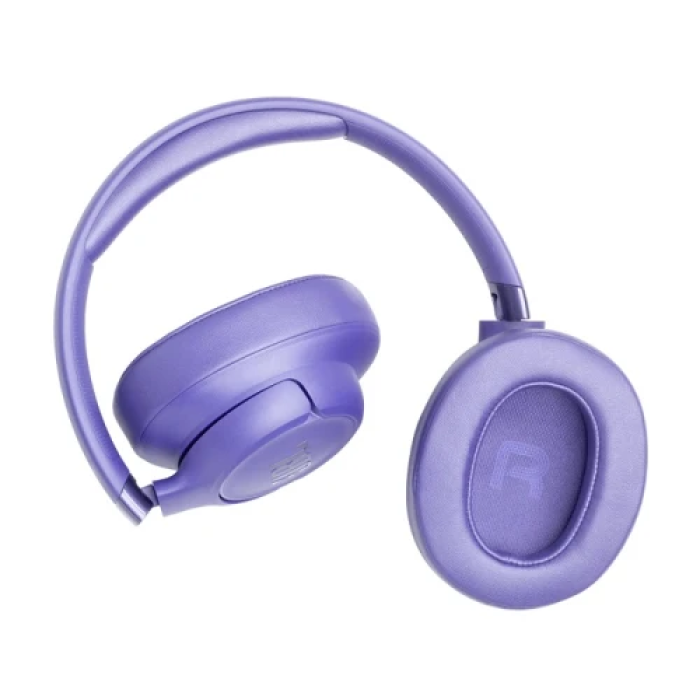 Навушники бездротові JBL Tune 780NC, Purple, Bluetooth, мікрофон, акумулятор 690 mAh, технологія "Pure Bass", кнопки на чашках навушників, швидка зарядка (JBLT780NCLAV)