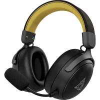 Бездротові навушники (гарнітура) Ajazz AHM08 MAX Black/Grey/Yellow
