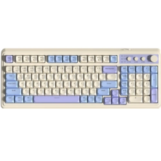 Бездротова клавіатура (ігрова клавіатура) Aula S99 White/Purple 99 клавіш