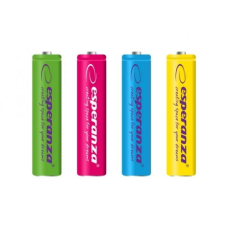 Акумулятор AAA, 1000 mAh, Esperanza, Mix Color, 4 шт, 1.2V, Blister (EZA107)