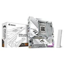Материнська плата AM5 Gigabyte B850M AORUS ELITE WIFI6E ICE, B850, 4xDDR5, Int.Video (CPU), 4xSATA3, 2xM.2, 1xPCI-E 5.0 x16, 1xPCI-E 3.0 x16, Realtek 7.1, Realtek 2.5GbE, WiFi 6E, Bluetooth 5.3, 10xUSB 3.2 / 8xUSB 2.0, HDMI/DP, MicroATX
