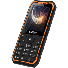 Мобільний телефон Sigma mobile X-style 310 Force TYPE-C, Black/Orange, 2 Nano-SIM, дисплей 2.8" цветной (240x320), моноблок, MediaTek MTK6261D, поддержка microSD (max 32GB), FM, BT, Cam 0.3Mp, 3000 mAh