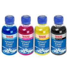 Комплект чорнил WWM Epson EVEREST, Black, Cyan, Magenta, Yellow, 4x100 мл, пігментні (EP02SET-4)