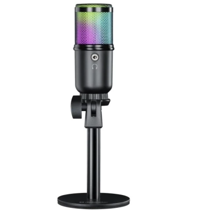 USB-мікрофон Defender Glow GMC 400 з RGB-підсвічуванням