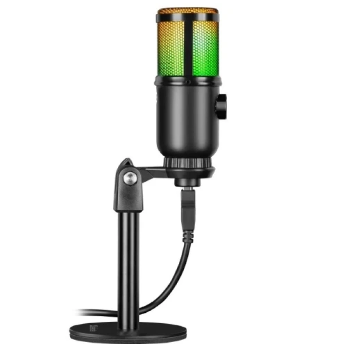 USB-мікрофон Defender Glow GMC 400 з RGB-підсвічуванням