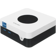 Неттоп Chuwi LarkBox X, White/Black, Core i3-1220P (10x1.5-4.4 ГГц), 8Gb DDR4 (1/2), 256Gb SSD NVMe, Graphics, WiFi 6, Bluetooth 5.2, 2xGLan, 1xType-C / 4xUSB 3.2, HDMI/DP, Windows 11 Pro, кріплення VESA у комплекті (CWI556)