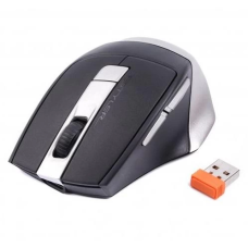 Миша A4Tech Fstyler FB35C, Smoky Grey, USB, бездротова, оптична, BT+RF (Combo), 1200/1600/2000/2400 dpi, 125 Hz, 6 кнопок, вбудований Li аккум