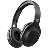 Навушники бездротові Defender FreeMotion B445, Black, Bluetooth, Mini jack 3.5 мм, USB-C, мікрофон, 32 Ом, 118 дБ, microSD, час роботи до 25 годин, радіус дії до 10 м (63445)