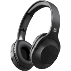 Навушники бездротові Defender FreeMotion B445, Black, Bluetooth, Mini jack 3.5 мм, USB-C, мікрофон, 32 Ом, 118 дБ, microSD, час роботи до 25 годин, радіус дії до 10 м (63445)
