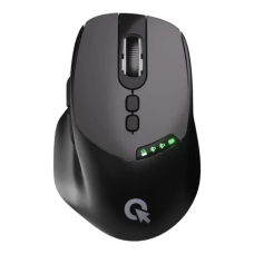 Миша бездротова OfficePro M520B, Black, Bluetooth / USB 2.4GHz, оптична (сенсор PixArt 3212IC), 800-4800 dpi, LED індикатор підключення, 8 кнопок, перемикачі Huano, акумулятор 400 mAh