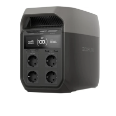 Зарядна станція EcoFlow DELTA 3 CN, Black/Grey, 1800 Вт / 1024 Вт/ч, 2xType-C (100 Вт), 2xUSB (18 Вт), 2xDC, 4x220V, чиста синусоїда, LiFePO4, WiFi / Bluetooth (EF-DL-H10-3)