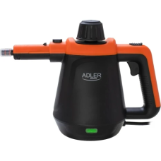 Пароочисник Adler AD-7038BO, Black/Orange, 1200Вт, ємність для води 0,45 л, максимальний тиск 3,5 бар
