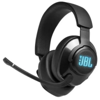Навушники JBL Quantum 400, Black, Mini jack, USB, мікрофон, динаміки 50 мм, технологія "QuantumSOUND Signature" і "QuantumSURROUND", амбушури з ефектом пам'яті, 1.2 м (JBLQUANTUM400BLK)