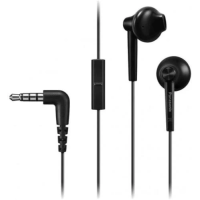 Навушники Panasonic RP-TCM55GC-K Black, Mini jack (3.5 мм), вкладиші, кабель 1,1 м