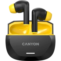 Бездротові навушники (TWS-навушники) Canyon Hexagon 7 Black/Yellow