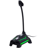 Мікрофон (настільний мікрофон) Defender Ring GMC 150 USB, чорний, RGB