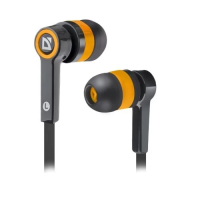 Вакуумні навушники (гарнітура) Defender Pulse 420 Black/Orange