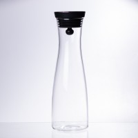 Скляний графін із кришкою 1.5 (л) для води, соку, лимонаду HP-19-44 (34981)