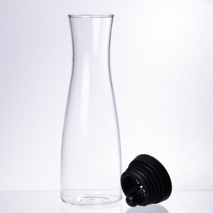 Скляний графін із кришкою 1.5 (л) для води, соку, лимонаду HP-19-44 (34981)