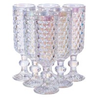 Набір келихів для шампанського 6 штук по 160 (мл) Хамелеон HP-19-109 (79577)