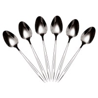 Набір столових ложок 6 штук нержавіючої сталі 21 (см) Срібло HP-8-27 (79151)