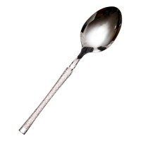 Ложка сервірувальна з нержавіючої сталі велика ложка 27 см Срібло HP-8-52 (76801)