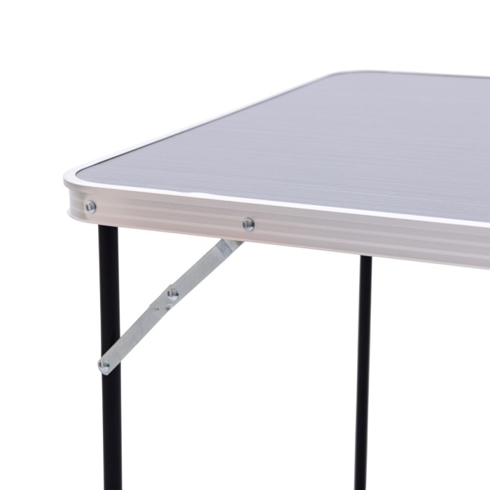Стіл для пікніка розкладний 80×60×5.5 (см) Сірий Lugi JY-8060G (57549)