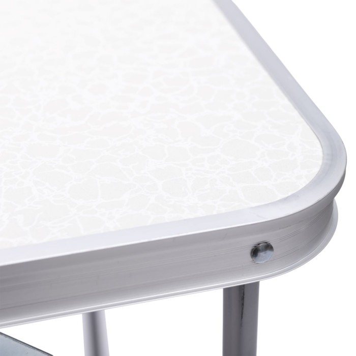 Стіл для пікніка розкладний 75×55×65 (см) Білий Lugi JY-7555W (38753)