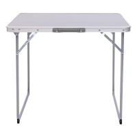 Стіл для пікніка розкладний 75×55×65 (см) Сірий Lugi JY-7555G (13652)