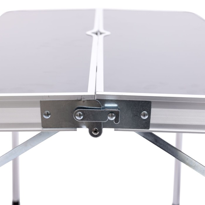 Комплект туристичний стіл + 2 лавки складні меблі Сірий Lugi JY-9060G (23753)