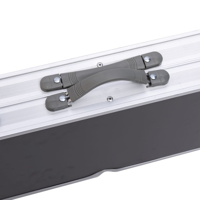 Комплект туристичний стіл + 2 лавки складні меблі Сірий Lugi JY-9060G (23753)