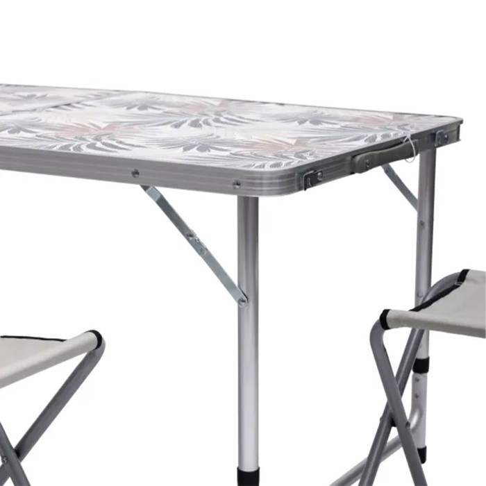 Набор складной мебели для кемпинга стол + 4 стула набор мебели для пикника туристический (65570)