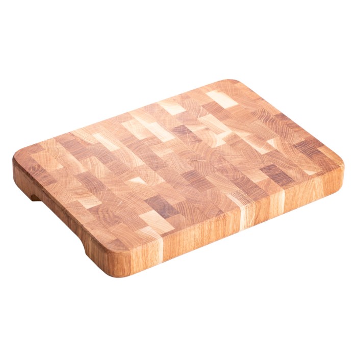 Дошка для нарізання обробна 30×20 см Доміно з ясена Lugi C50W200300Y (15489)