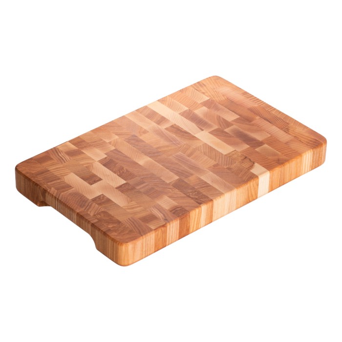Дошка для нарізання обробна 45x25 см Доміно з ясена Lugi C52W250400Y (69762)