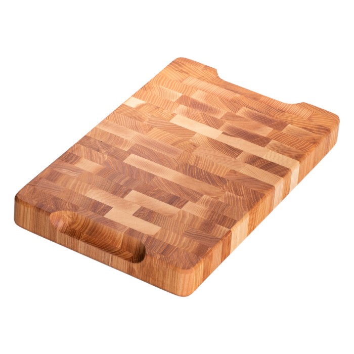 Дошка для нарізання обробна 45x25 см Доміно з ясена Lugi C52W250400Y (69762)