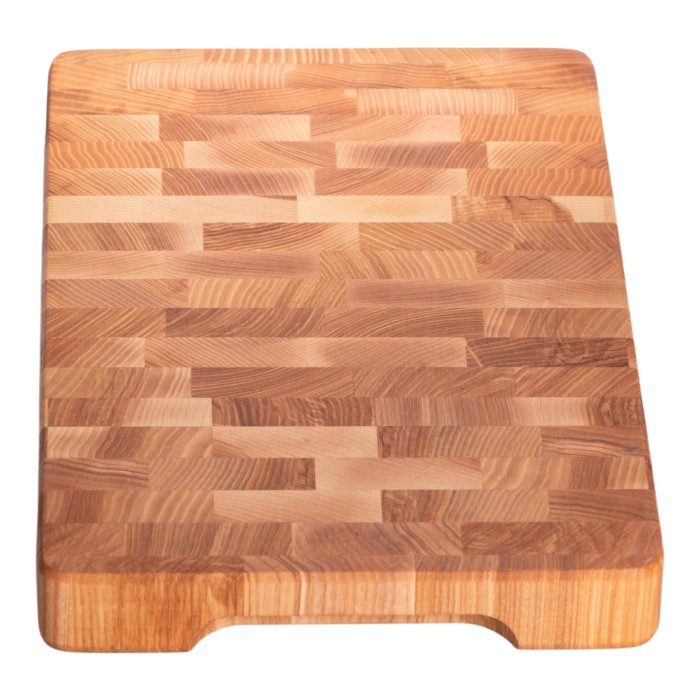 Дошка для нарізання обробна 45x25 см Доміно з ясена Lugi C52W250400Y (69762)