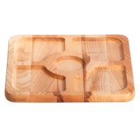 Менажниця на 5 секцій дерев'яна 30×20 см Lugi T54W300 (13331)