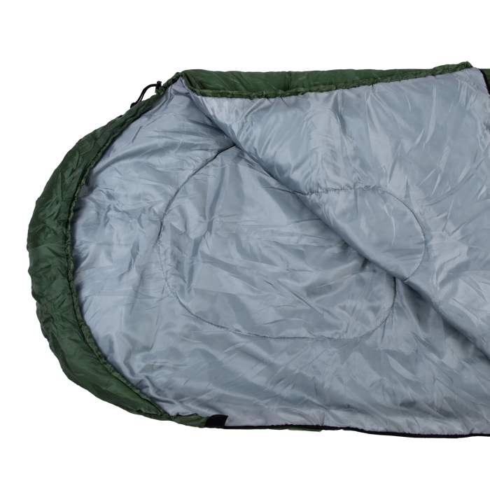 Спальний мішок водонепроникний з капюшоном, хакі (57805)