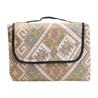 Килимок для пікніка жакардовий, жовтий LU012Y (82211)