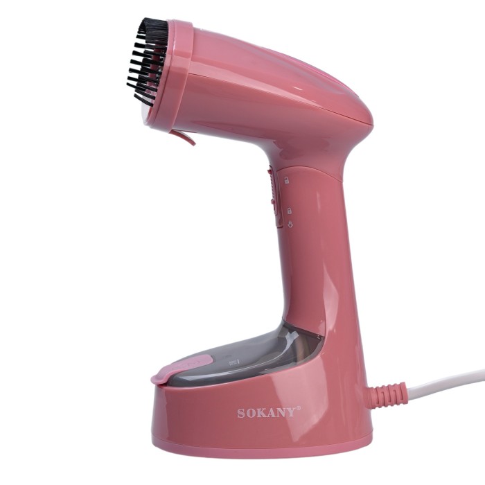 Паровий відпарювач для одягу вертикальний зі щіткою SOKANY парогенератор домашній для прасування 1300 Вт Lugi (22840)