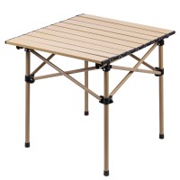 Стіл для пікніка складаний 50 x 53 x 50 см бежевий HPS5 (42022)