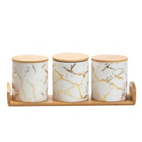 Банки для сипучих продуктів, набір із 3 шт по 650 мл HP1209 (14497)