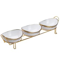 Набір менажниць керамічних на підставці 3 штуки (73729)