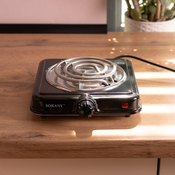 Настільна електрична плита на одну конфорку 1000 Вт SOKANY SK-5111 (20807)
