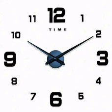 Годинник настінний діаметр 10 см круглий на кухню в стилі лофт HP-3Y-1B (35107)